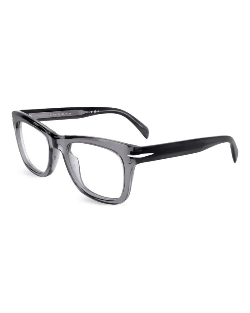 EYEWEAR by DAVID BECKHAM Brille mit eckigem Gestell - Grau Grau