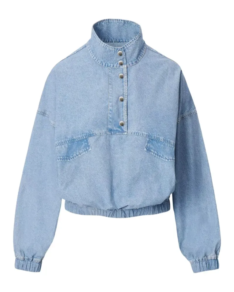 Rag & Bone Miramar Flyweight popover top - Blau Blau