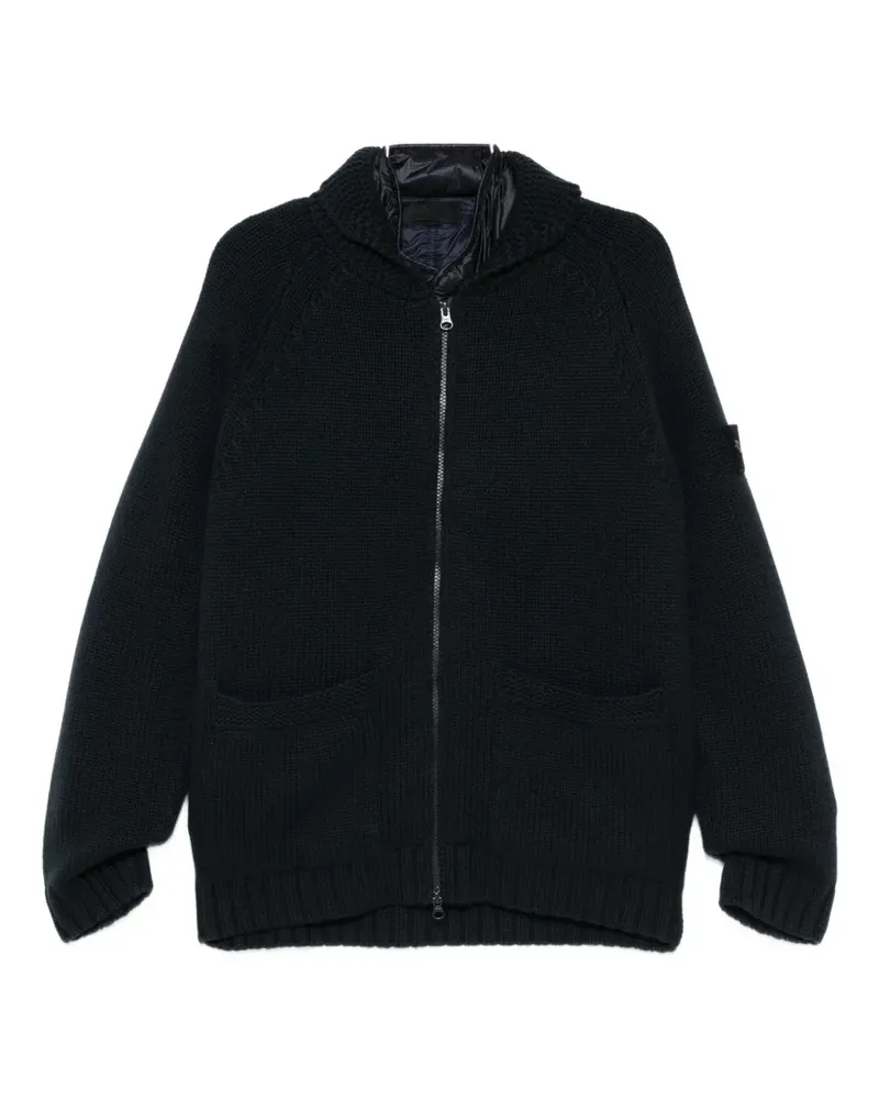Stone Island zip-up cardigan - Blau Blau