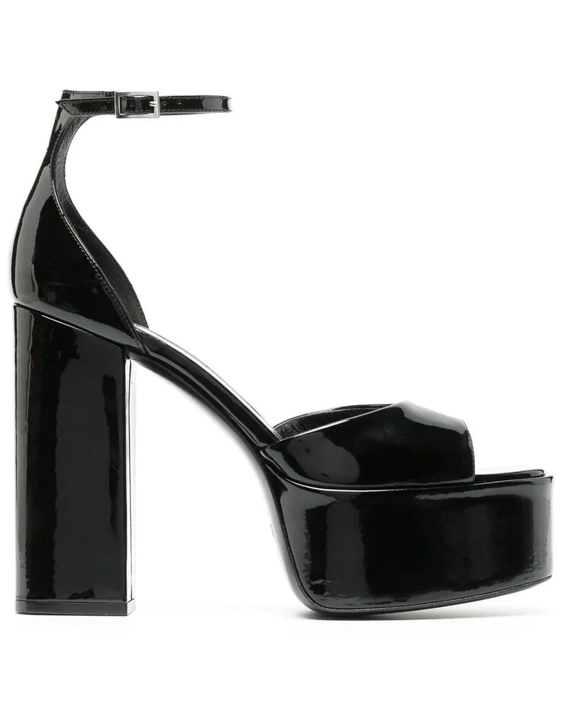 Paris Texas Sandalen aus Lackleder - Schwarz Schwarz