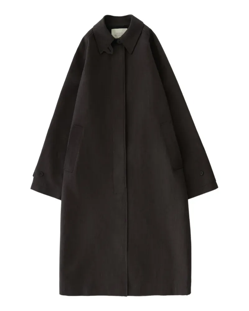 Studio Nicholson Holin oversized trench coat - Braun Braun