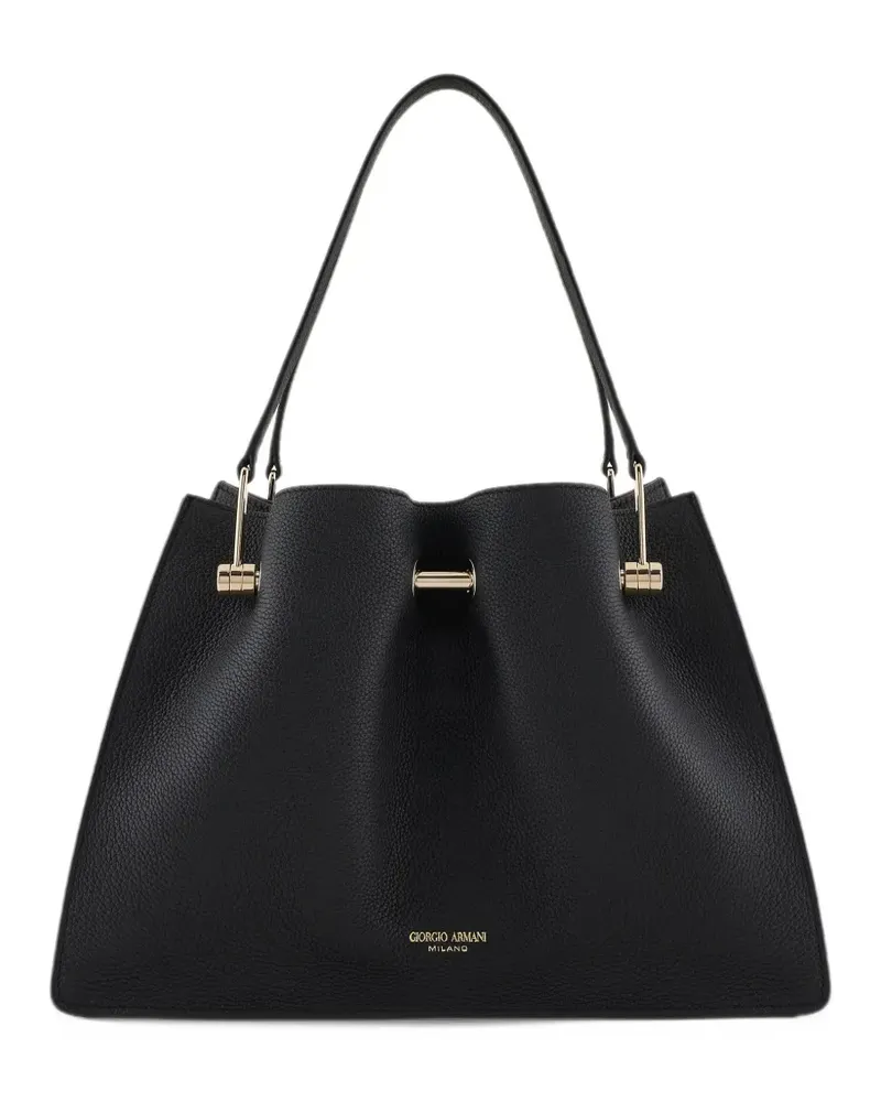 Giorgio Armani Tote Bag mit Stabdetail - Schwarz Schwarz