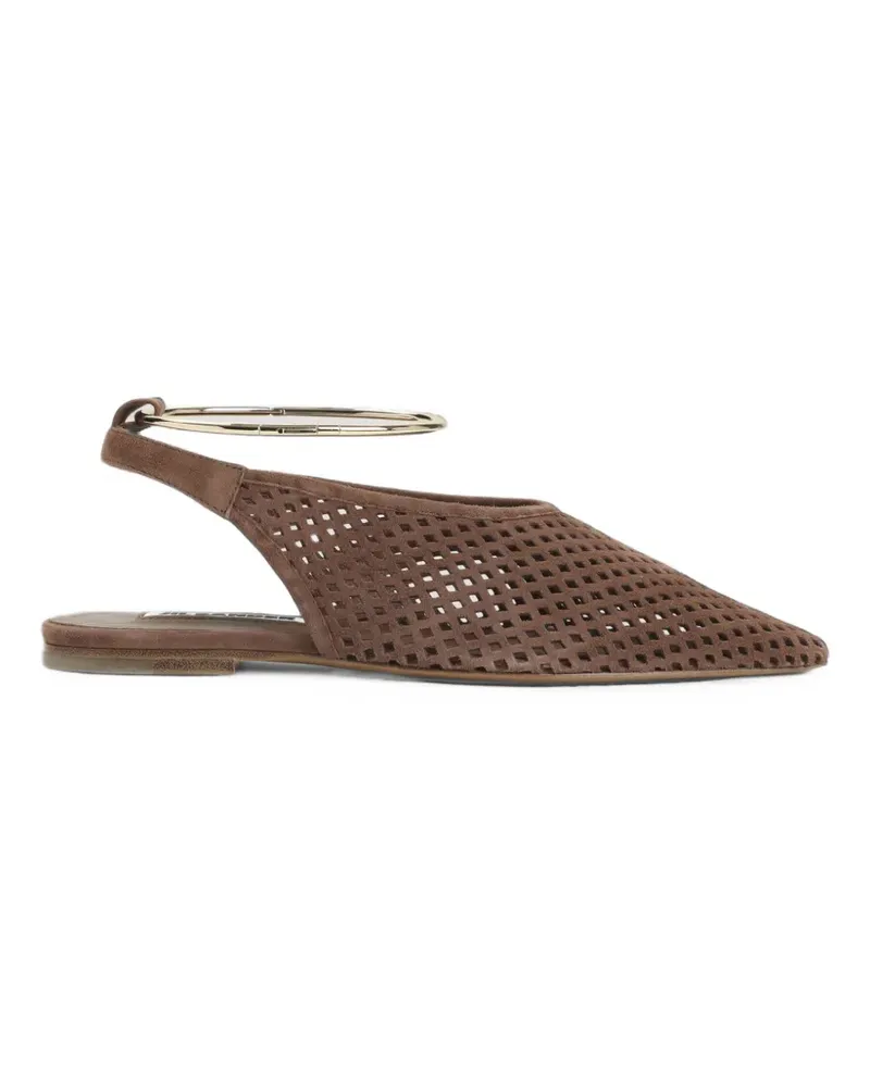 Jil Sander perforated leather pumps - Braun Braun