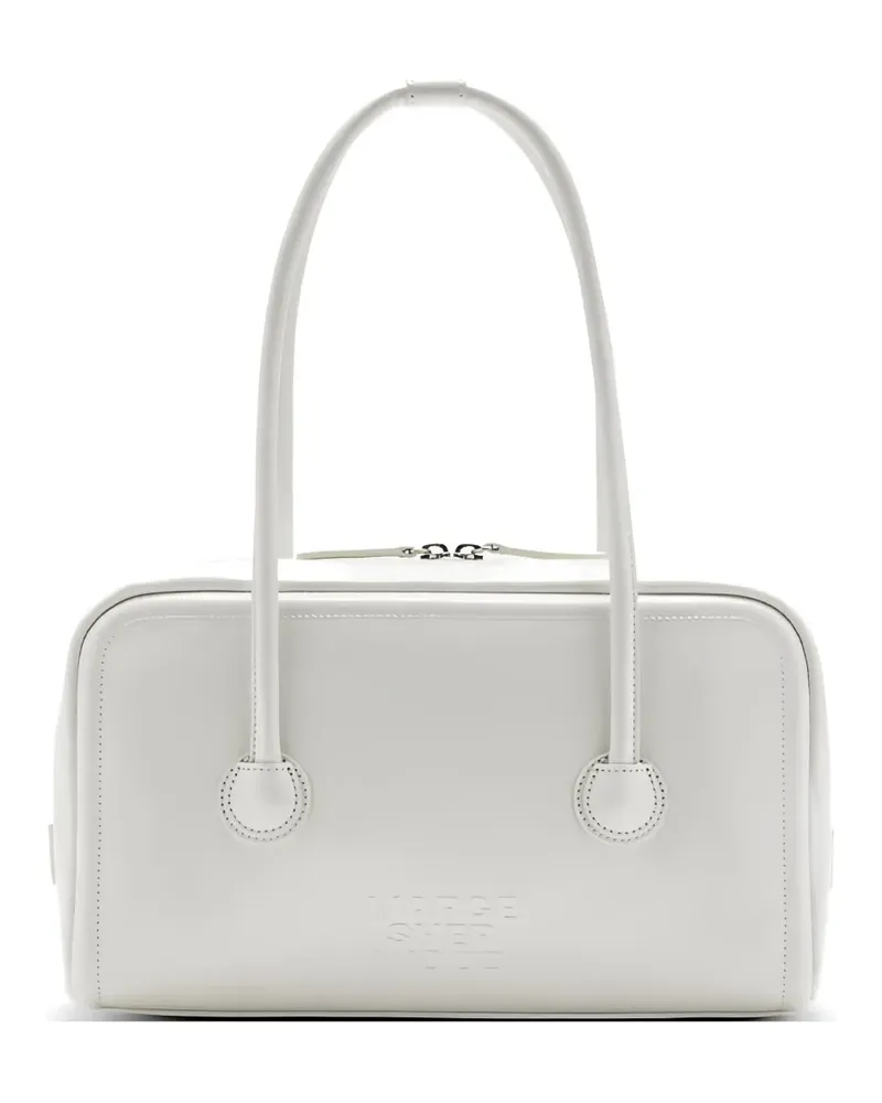 Marge Sherwood embossed-logo shoulder bag - Weiß Weiß