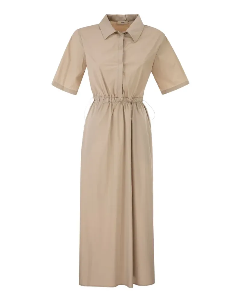 Herno Kleid mit Kordelzug - Nude Nude