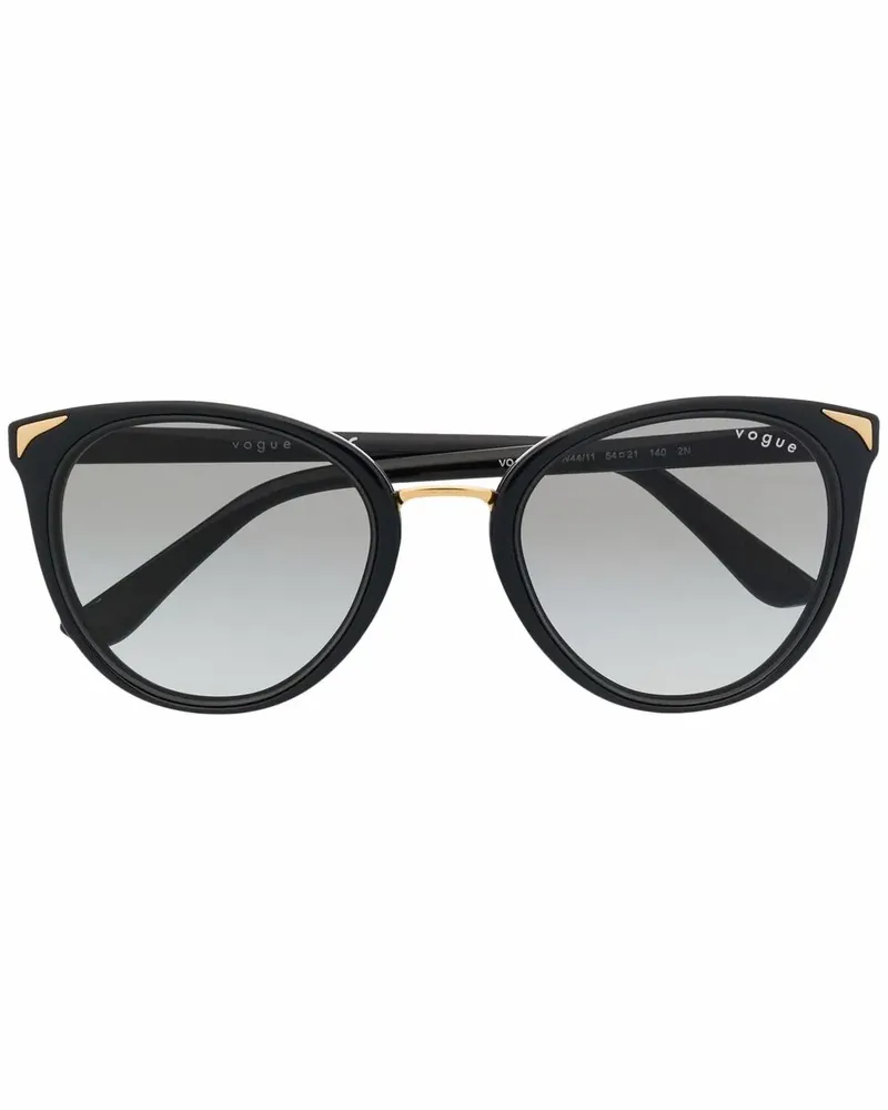 Vogue Cat-Eye-Sonnenbrille - Schwarz Schwarz