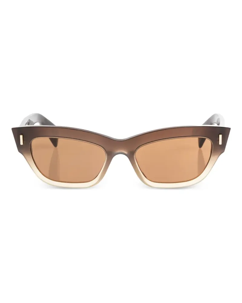 Alexander McQueen cat-eye frame sunglasses - Braun Braun