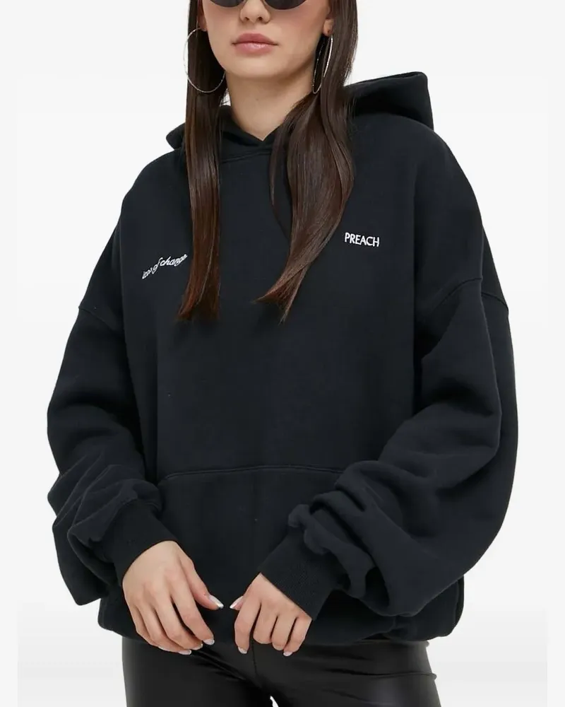 PREACH Hoodie mit Buchstaben-Print - Schwarz Schwarz