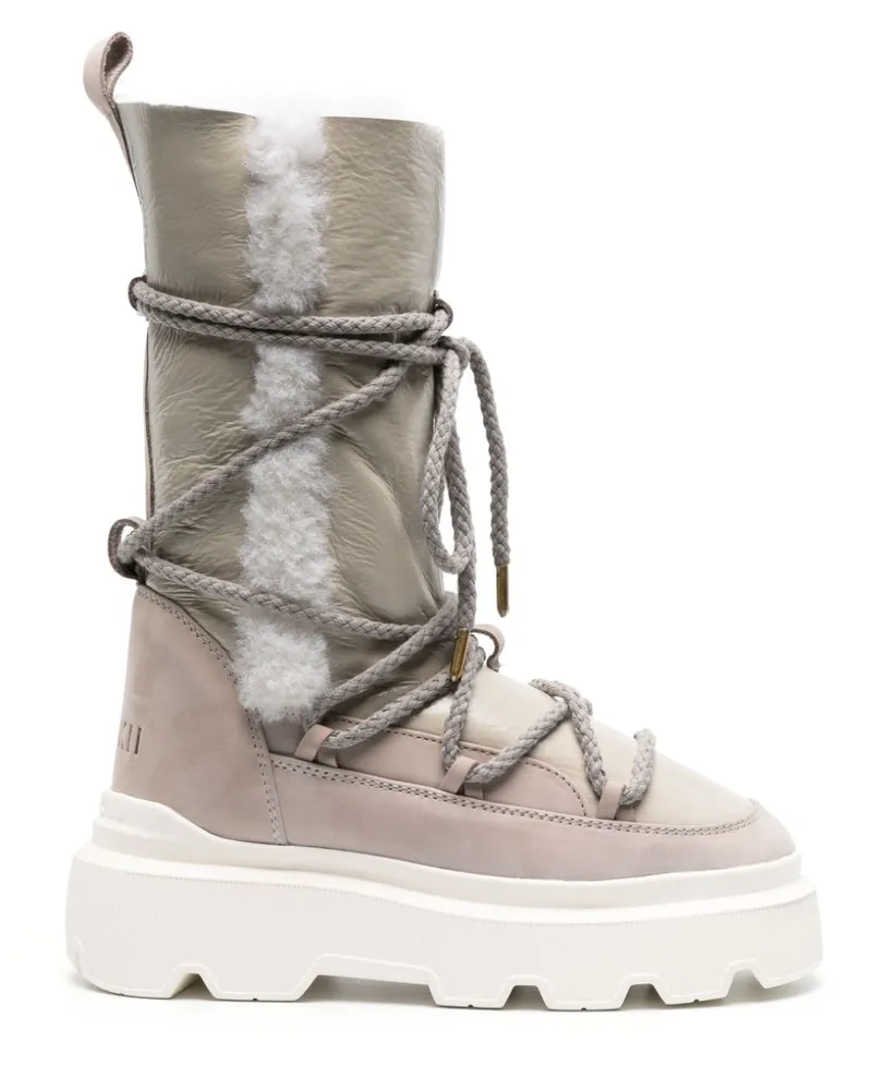 INUIKII Endurance Cozy Low Stiefel - Nude Nude