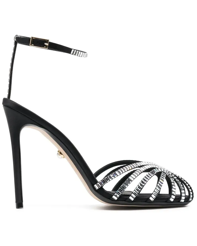 Alevì Verzierte Pumps 120mm - Schwarz Schwarz