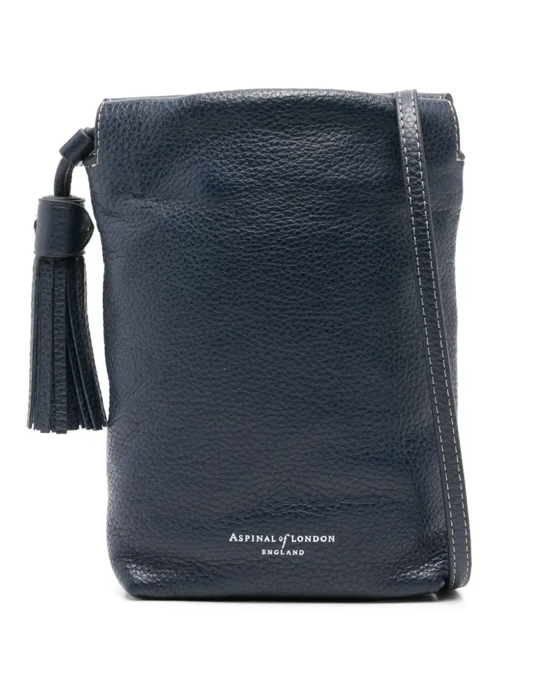 Aspinal of London Hudson Umhängetasche - Blau Blau