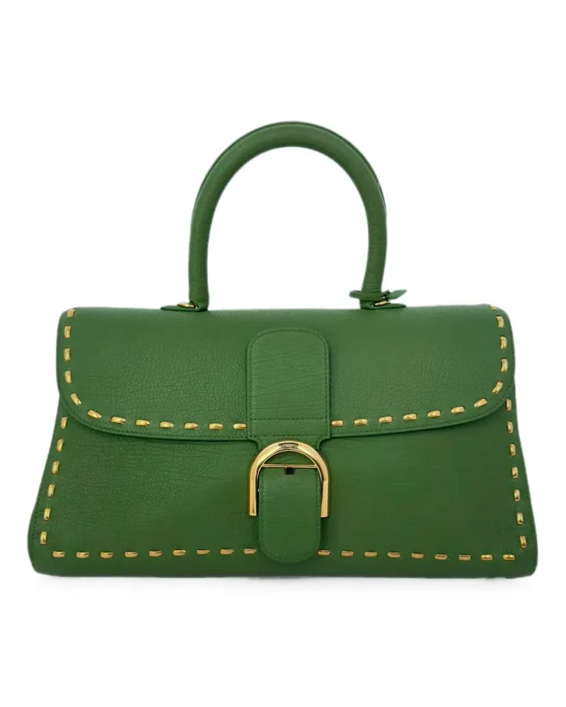 DEVEAUX 2020s Brillant East West Handtasche - Grün Grün