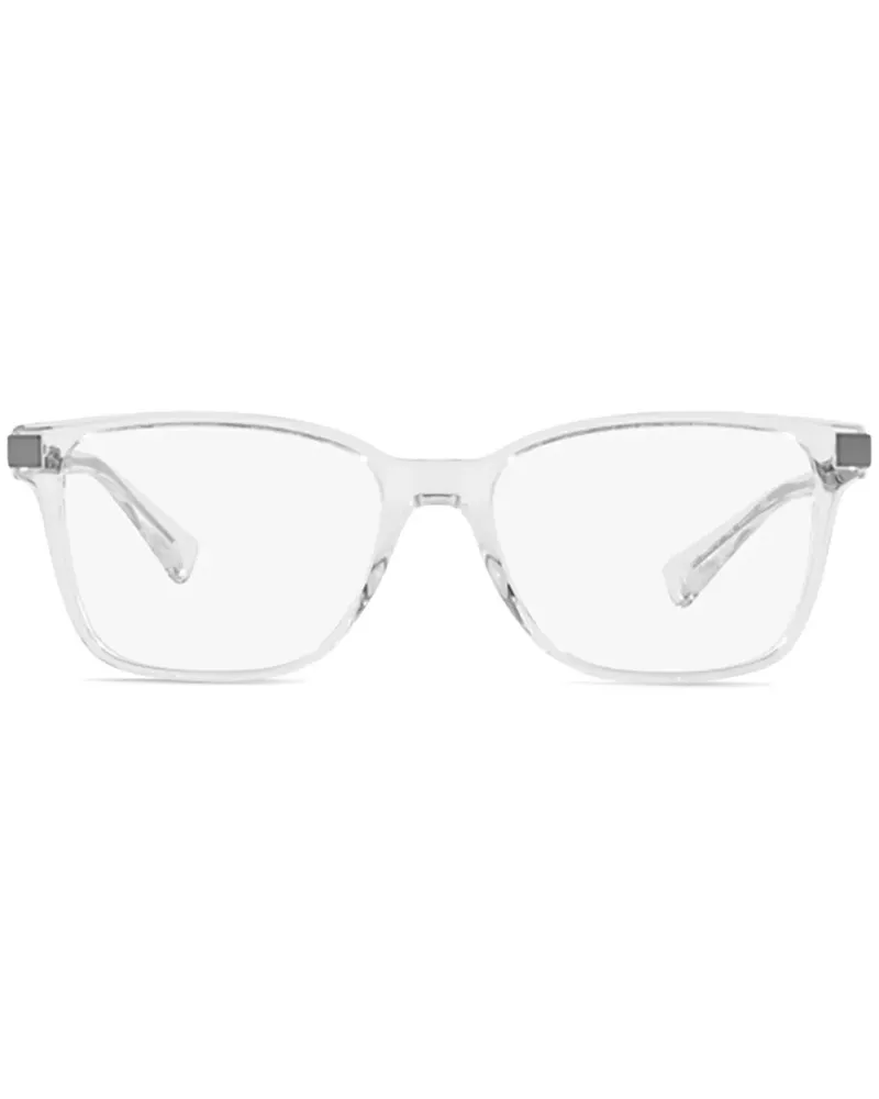 Versace Brille mit Greca-Schild - Weiß Weiß