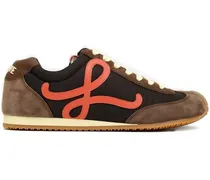 Sneakers mit Logo-Detail - Braun