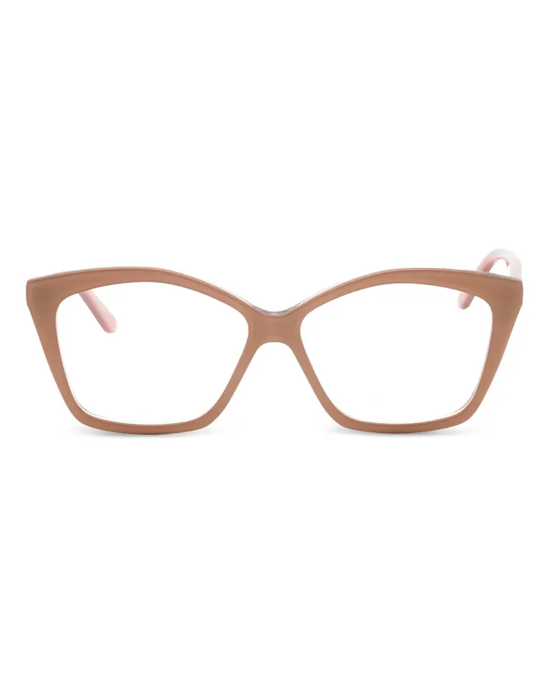 Karl Lagerfeld Cat-Eye-Brille - Nude Nude