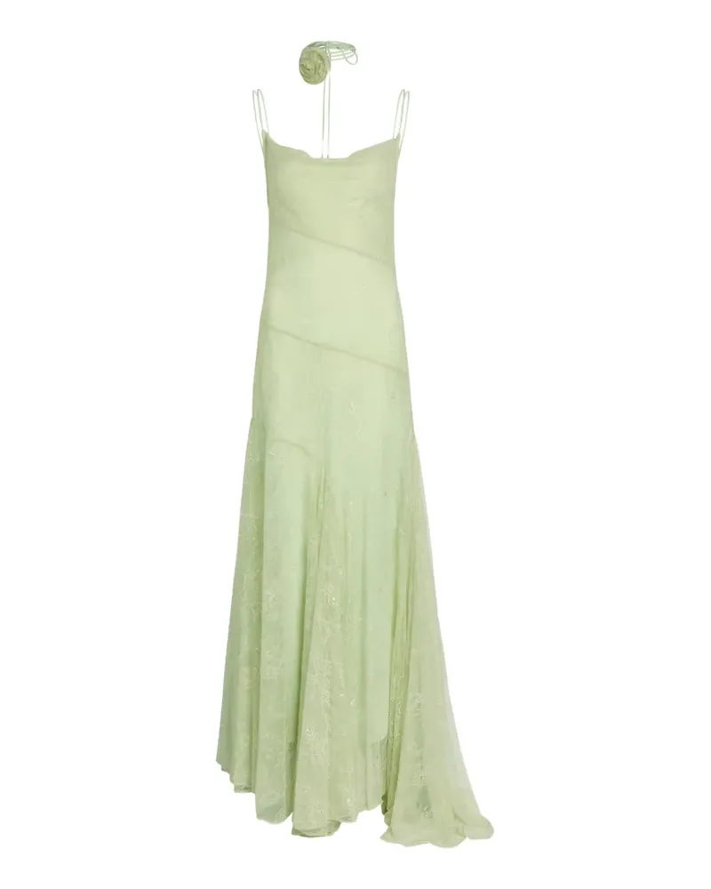 De La Vali Calima lace maxi dress - Grün Grün