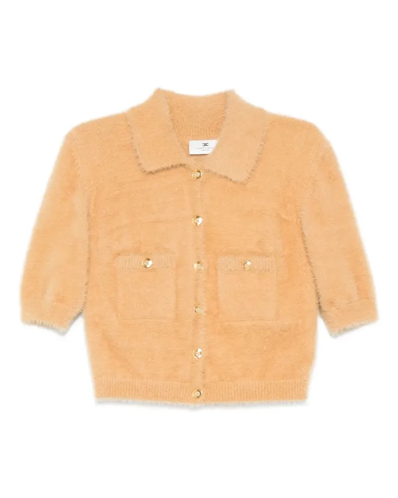 Elisabetta Franchi Klassischer Cropped-Cardigan - Nude Nude