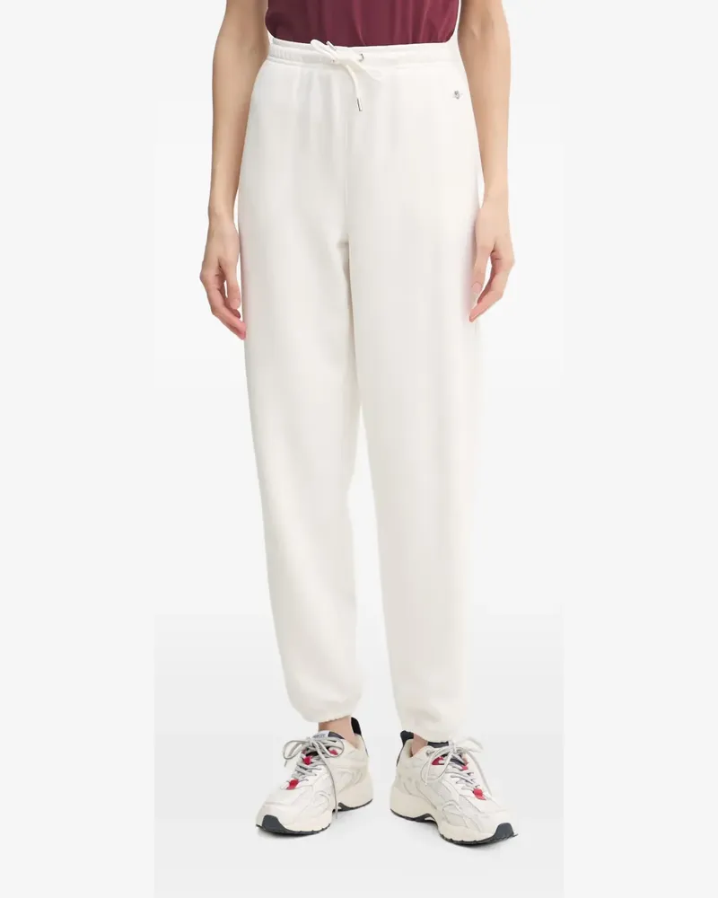 Gant logo-embroidered track pants - Weiß Weiß