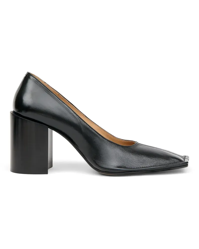 Maison Margiela Paspelierte Pumps mit eckiger Kappe - Schwarz Schwarz
