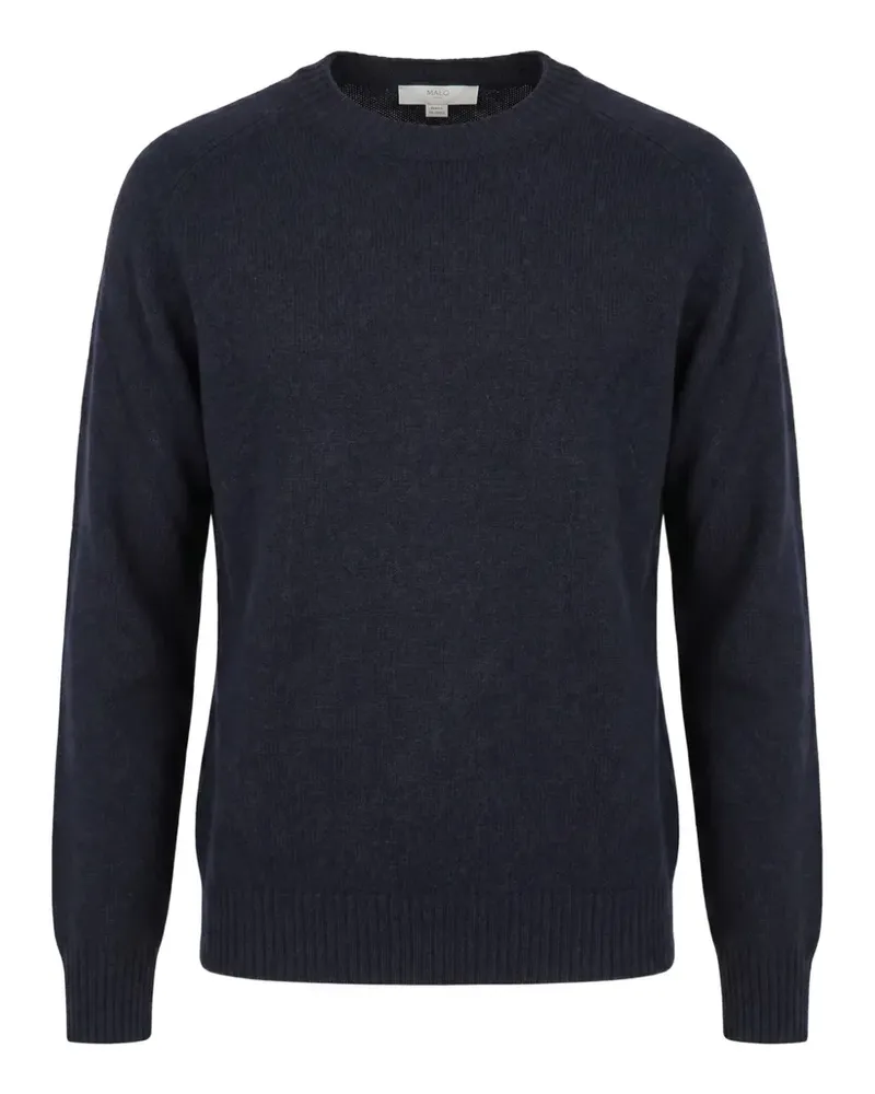 Malo Pullover mit Raglanärmeln - Blau Blau