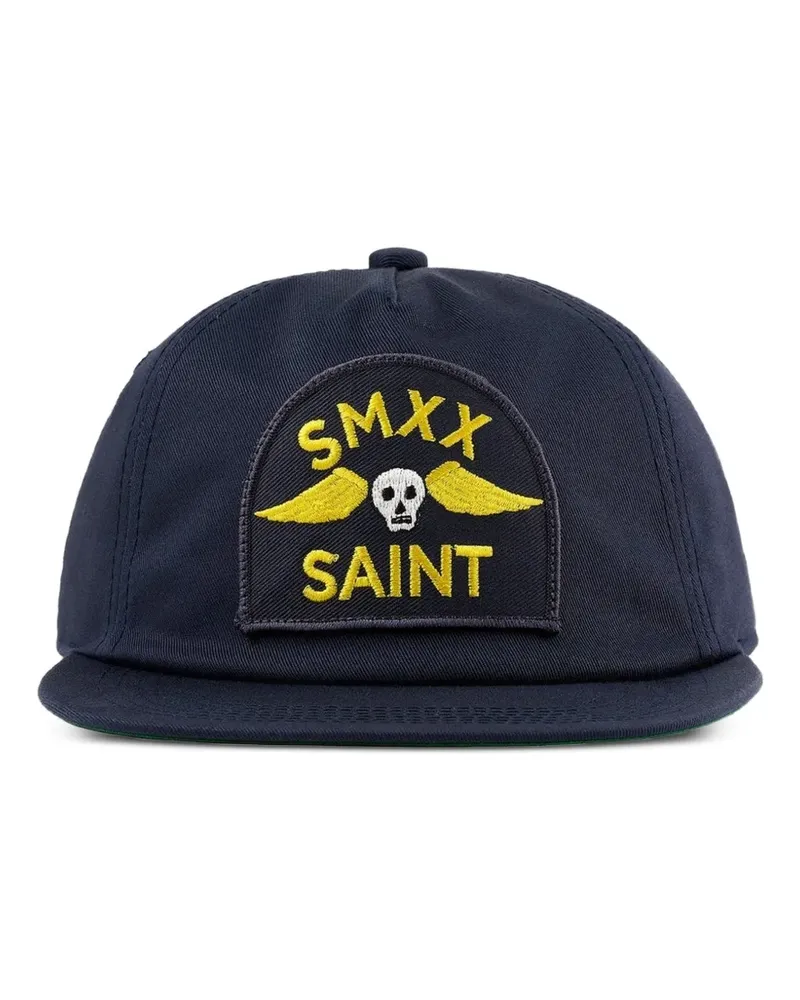 SAINT MXXXXXX Baseballkappe mit Applikation - Blau Blau