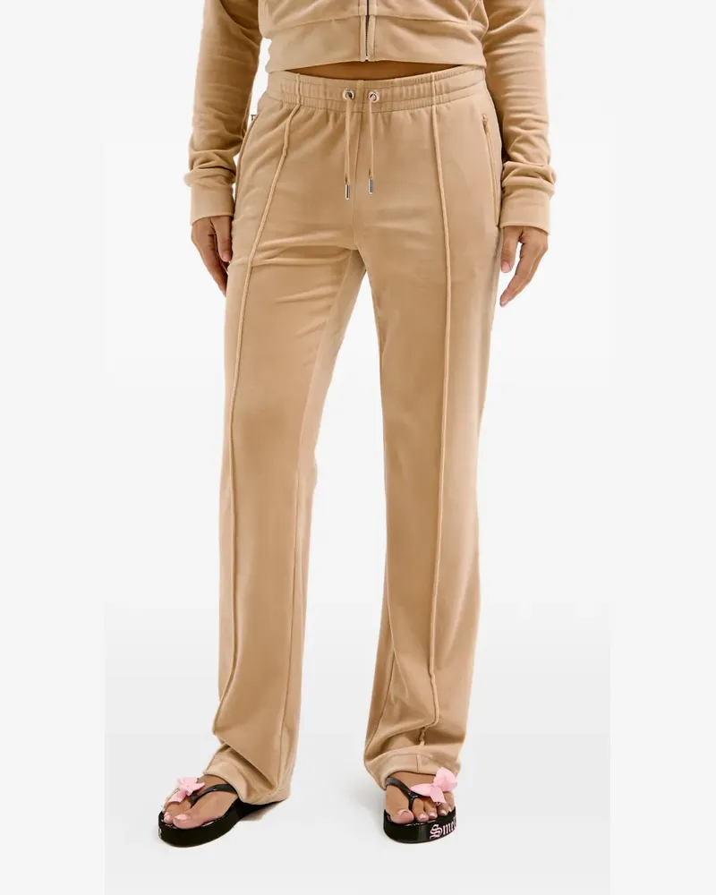 Juicy Couture Jogginghose in Samtoptik - Nude Nude