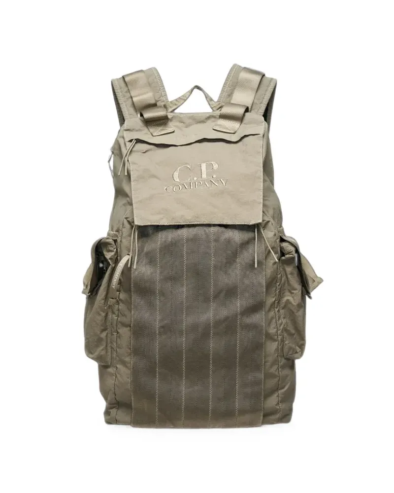 C.P. Company herringbone mixed backpack - Nude Nude