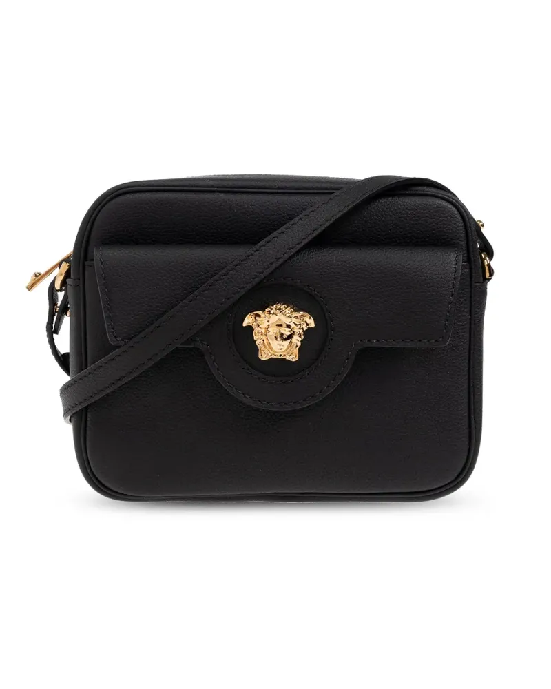 Versace La Medusa Umhängetasche - Schwarz Schwarz