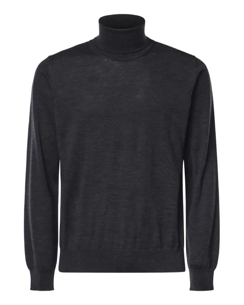 Alpha Studio roll-neck wool sweater - Grau Grau