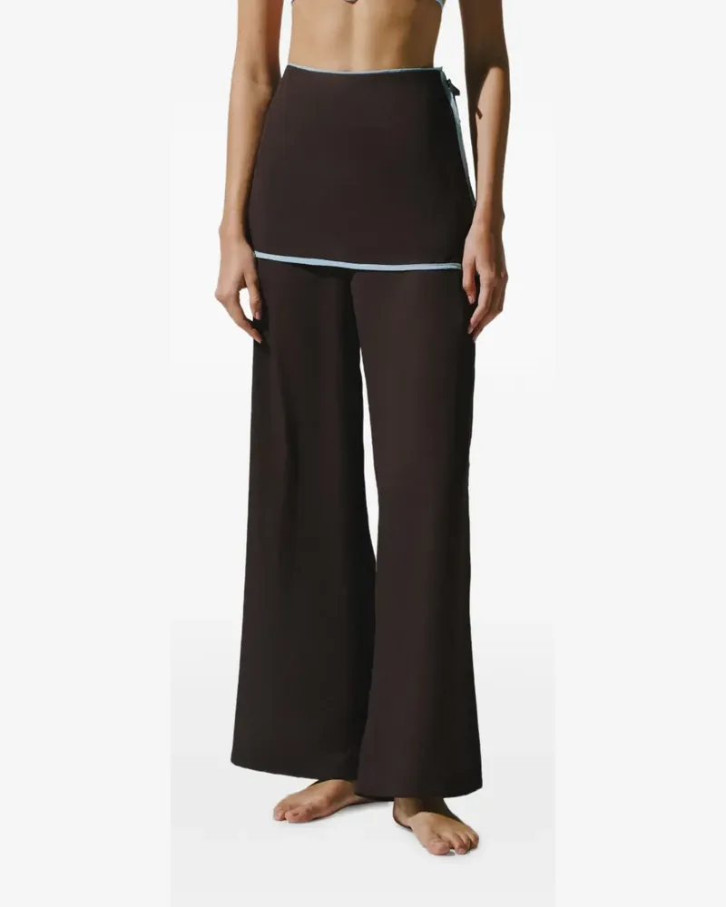 Baobab Collection Renata Hose mit Overlay-Rock - Braun Braun