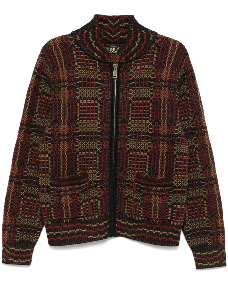 Ralph Lauren Cardigan aus Jacquard - Schwarz Schwarz
