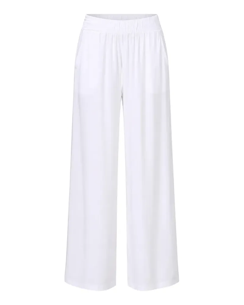 Max Mara elasticated palazzo pants - Weiß Weiß
