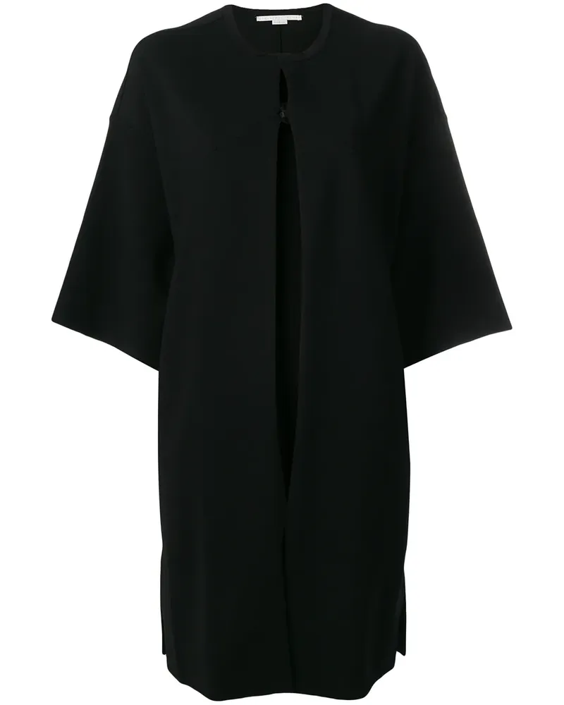 Stella McCartney Oversized-Mantel mit Dreiviertelärmeln - Schwarz Schwarz