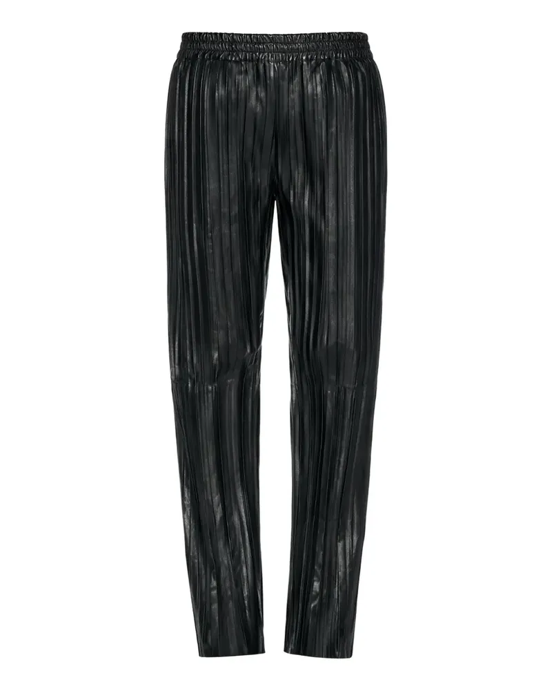 Helmut Lang Plissierte Hose - Schwarz Schwarz