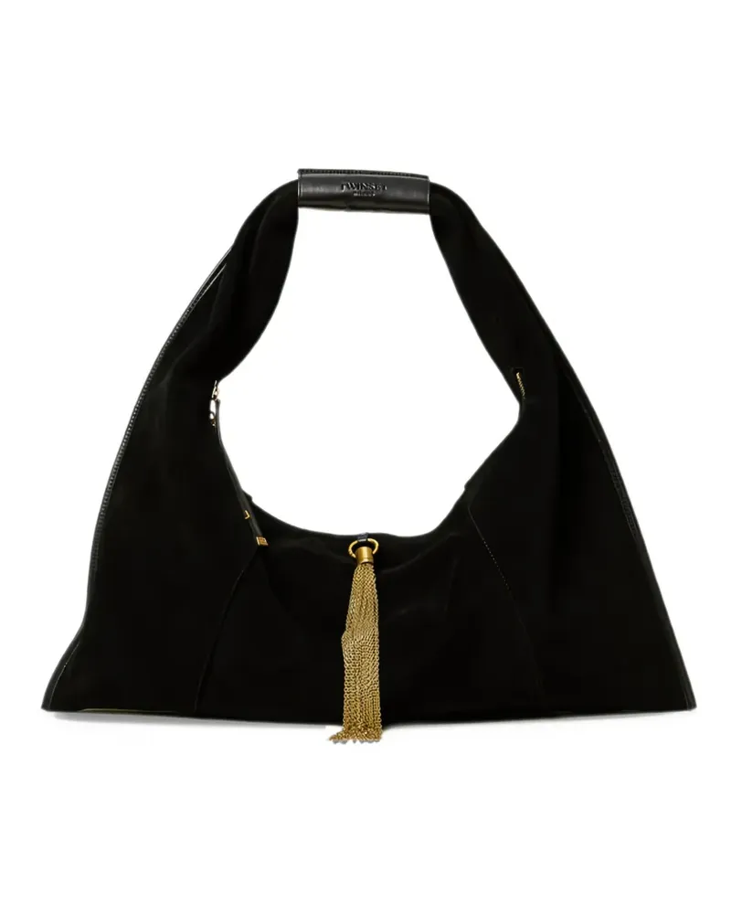 Twin-Set Beuteltasche mit Quaste - Schwarz Schwarz