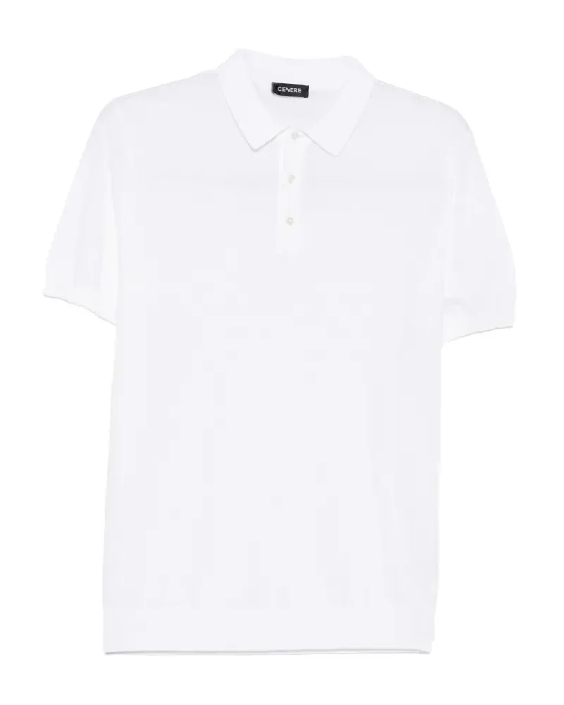 CENERE GB short-sleeve polo shirt - Weiß Weiß