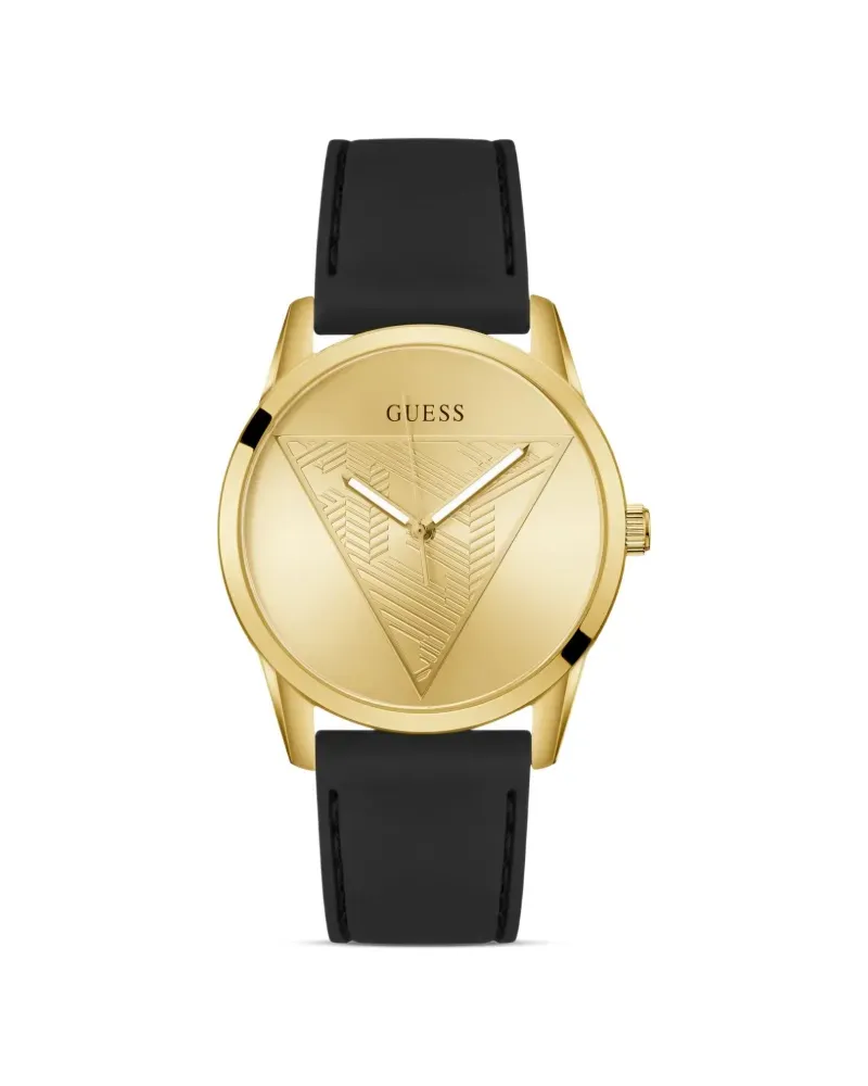 Guess 42mm mit Triangel-Logo - Gold Gold