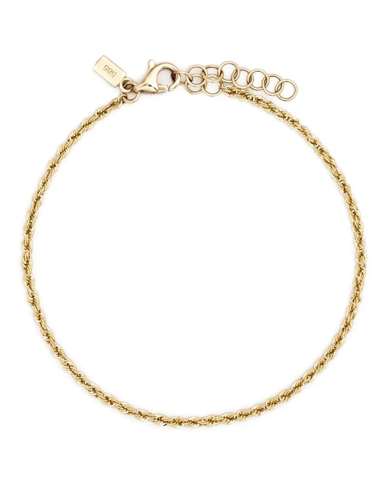 EF Collection 14kt Gelbgold-Kettenarmband Gold