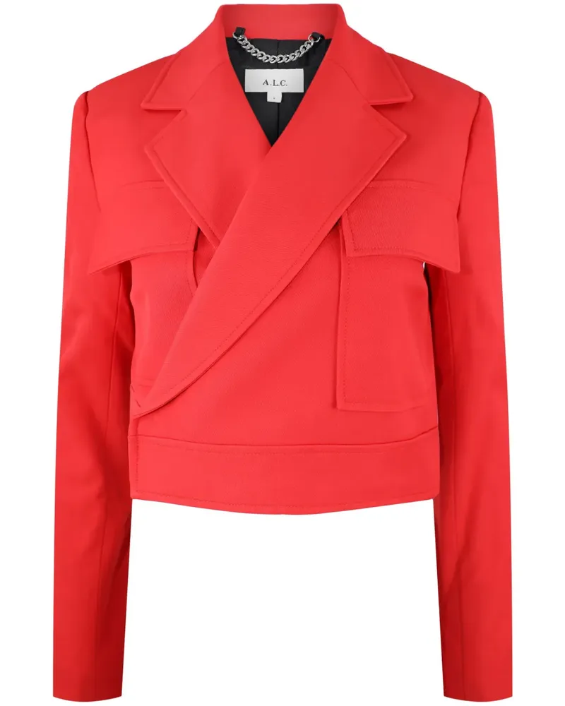 A.L.C. Asymmetrischer Blazer - Rot Rot