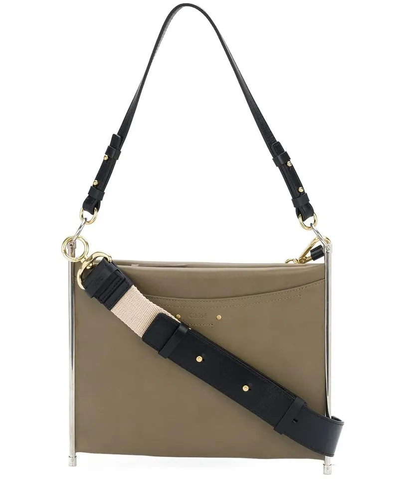 Chloé Mittelgroße 'Roy' Schultertasche - Grau Grau