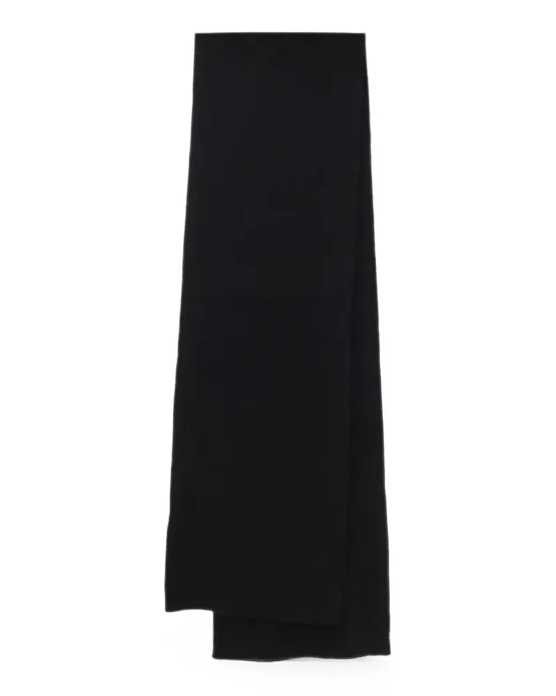 Rick Owens ribbed-knit scarf - Schwarz Schwarz