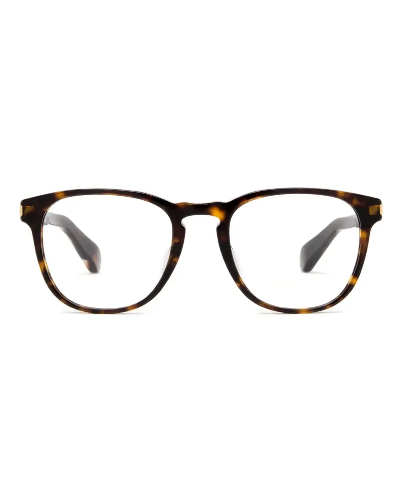 Police Lewis 40 Brille mit rundem Gestell - Braun Braun