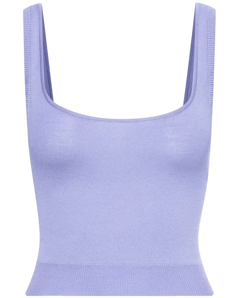 Oscar de la Renta Klassisches Top - Violett Violett