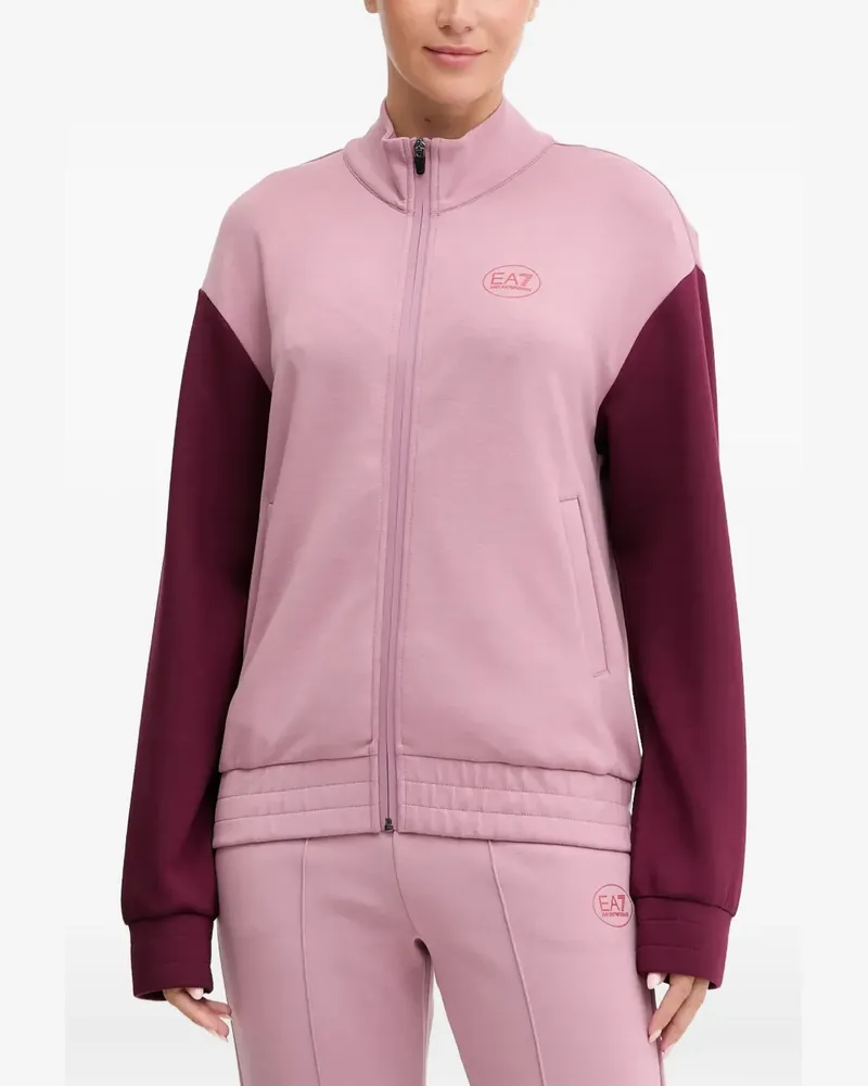 EA7 Tennis Pro zip-up logo tracksuit - Rosa Rosa