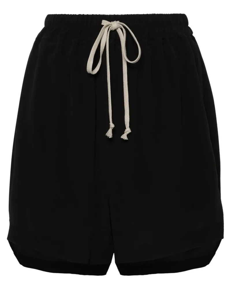 Rick Owens Shorts mit asymmetrischem Saum Schwarz