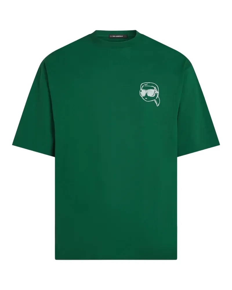 Karl Lagerfeld Ikon T-shirt - Grün Grün