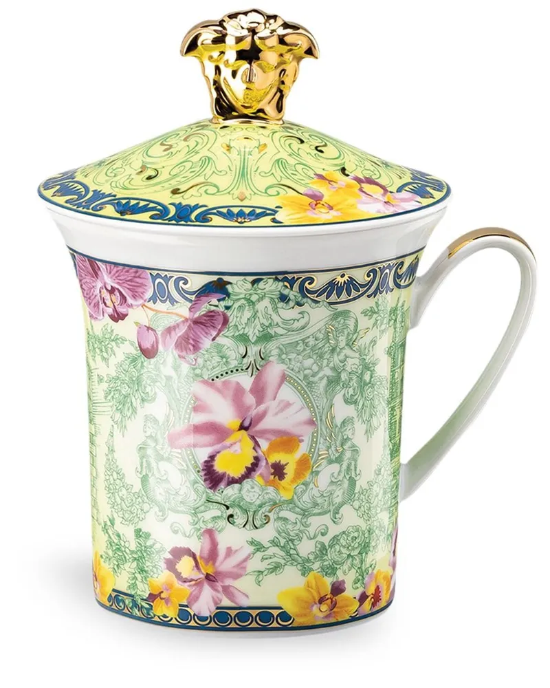 Versace x Rosenthal D.V. Floralia Tasse Mehrfarbig