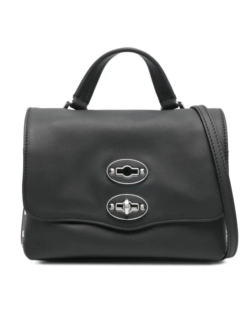 Zanellato Postina Handtasche - Schwarz Schwarz