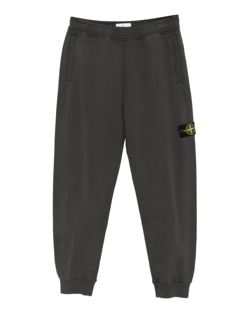 Stone Island logo-patch track pants - Grau Grau