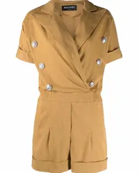 Balmain Kurzer Playsuit Braun